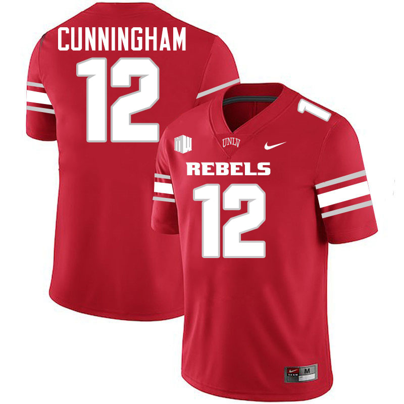 UNLV Rebels #12 Randall Cunningham College Football Jerseys,Uniforms-Scarlet